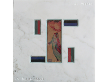 BACIO ACQUATICO - Marble wall decor item by RAMA 1956 - view 2